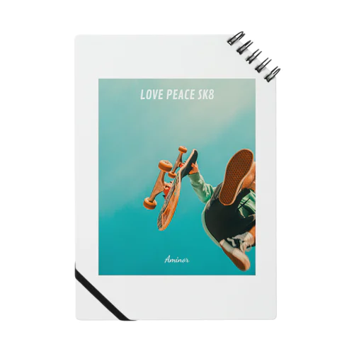 Love Peace SK8 _ Sk8erBoy Notebook