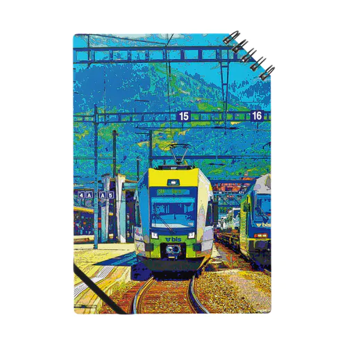 スイス シュピーツの駅 Notebook