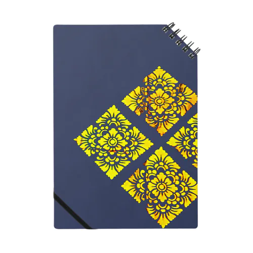 バリ菱ｘ4でか紺　金風 Notebook