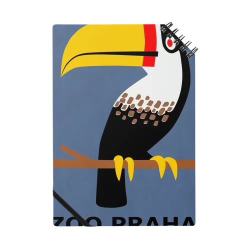 チェコ　プラハ動物園　オニオオハシ Notebook