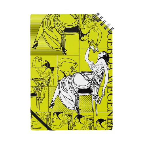 GERDA  "Collage yellow" note Notebook