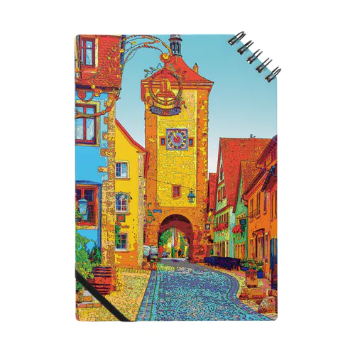 ドイツ ローテンブルクのジーバー塔 Notebook