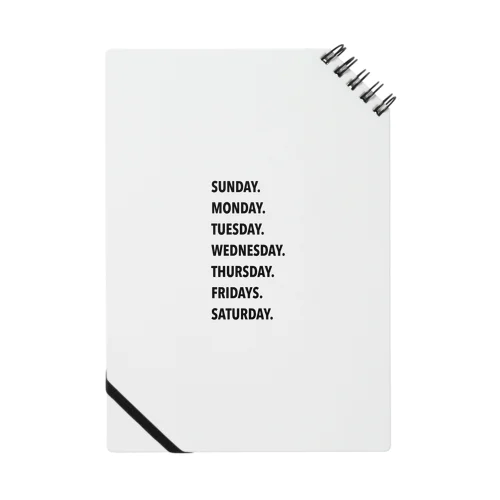 One Week Notebook