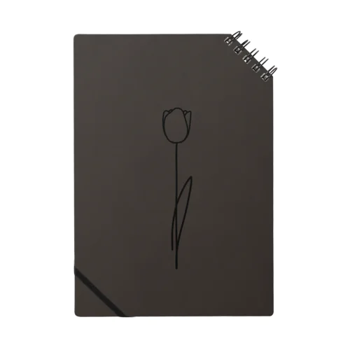  darkcharcoal chocolateBrown Notebook