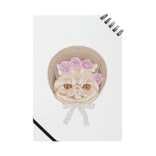 Exotic shorthair×ボンネット帽 Notebook