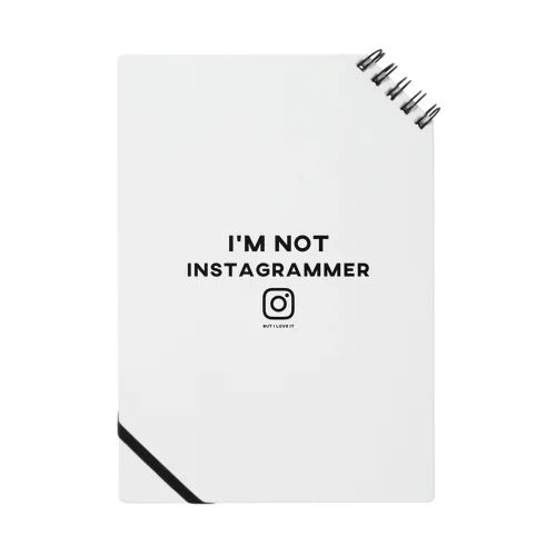 i'm not instagrammer Notebook