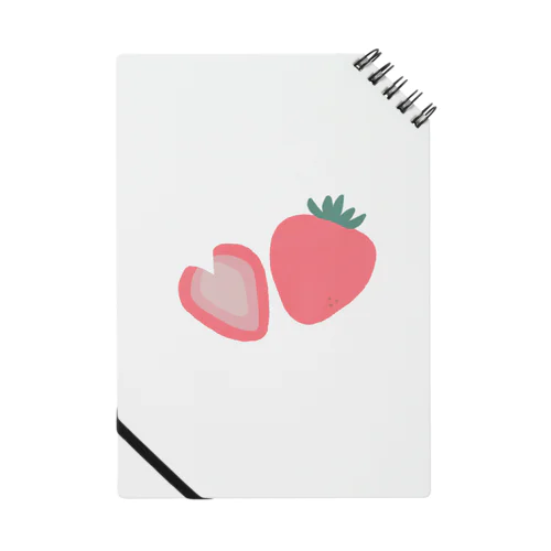 ハートに切ったいちご🍓 Notebook