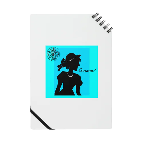 Light blue×girl2 Notebook