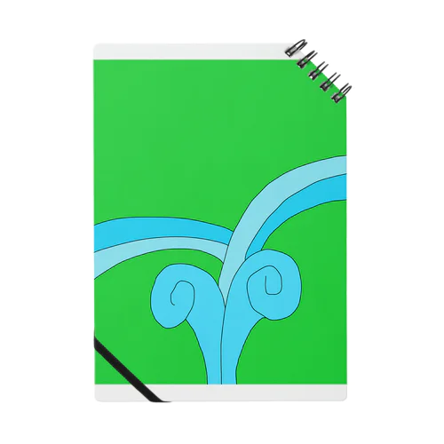 JUNSEN（純仙）野原の噴水A Notebook