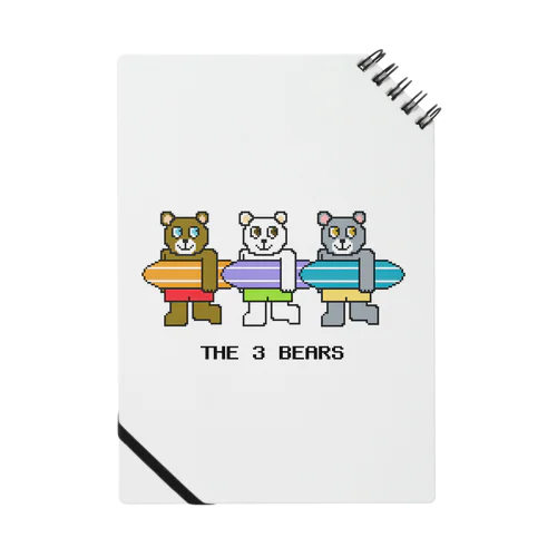 THE 3 BEARS(サーフィン) Notebook