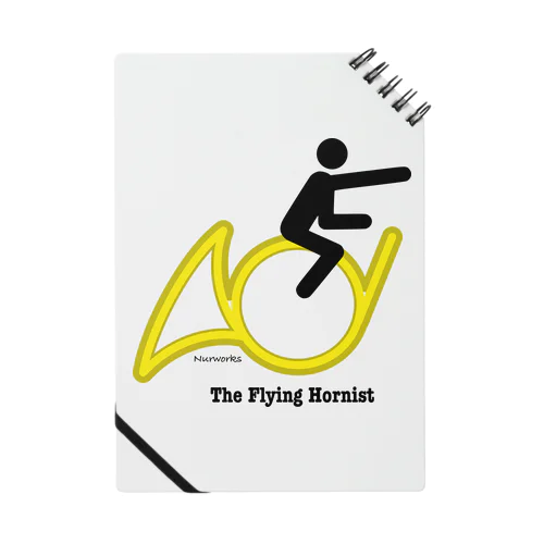 The Flying Hornist w/ Logo ノート