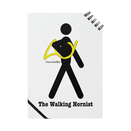 The Walking Hornist w/ Logo Notebook