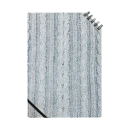 ニット Pale blue grey Notebook