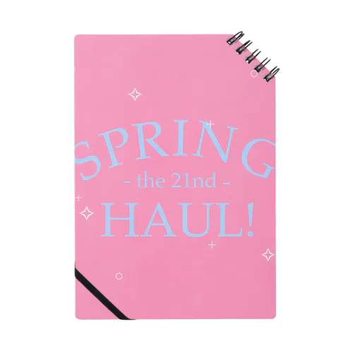 Spring Haul     pink×blue ノート