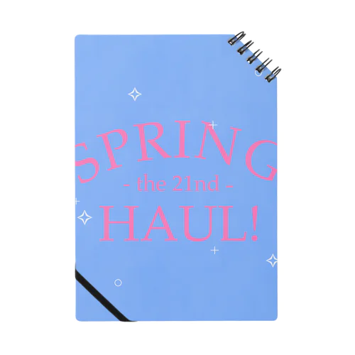 Spring Haul    blue×pink Notebook