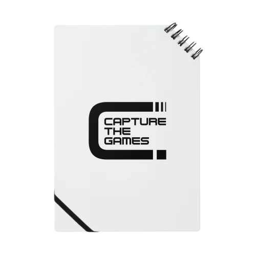 「CAPTURE THE GAMES」 OFFICIAL LOGO Notebook