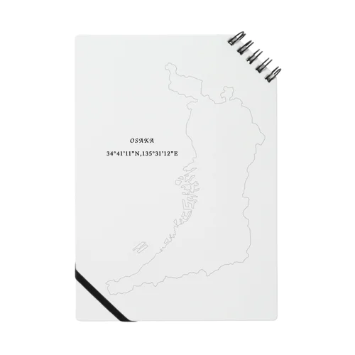 大阪府の地図 Notebook