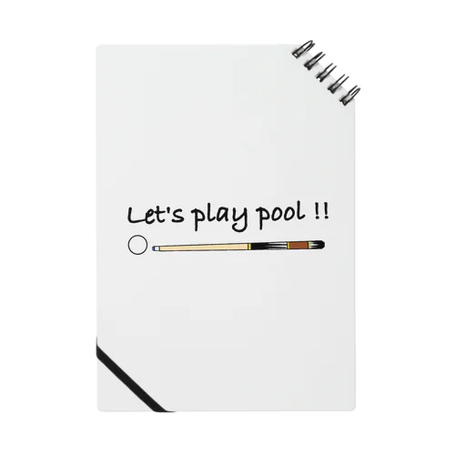 Let’s play pool !!ビリヤードデザイン ノート