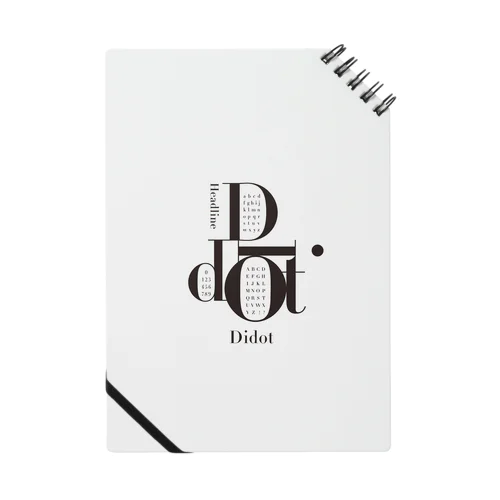 typo graphic -Didot ノート