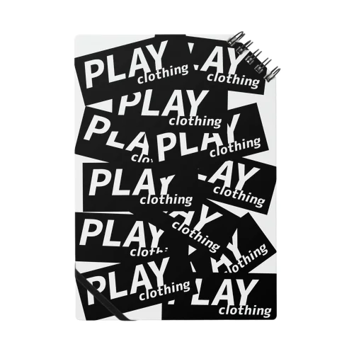 PLAY   STICKER LOGO BL ノート