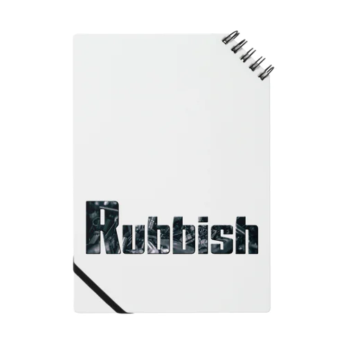 Rubbish ロゴ Notebook