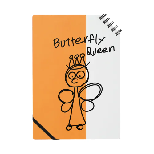 Butterfly queen orange  Notebook