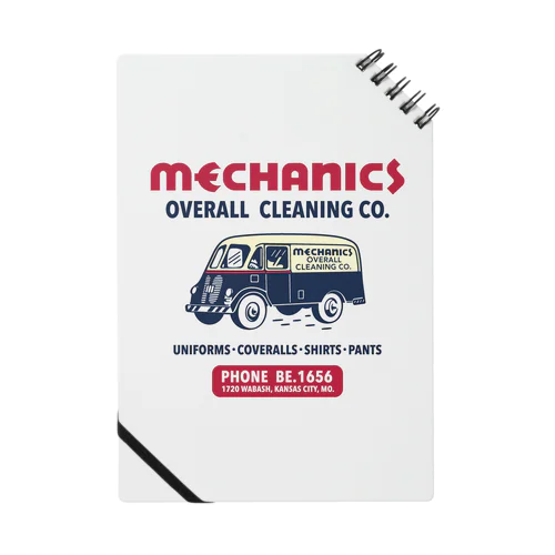 MECHANICS OVERALL CLEANING CO ノート