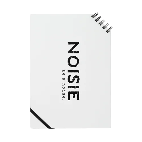 『NOISIE』BLACK（縦）ロゴシリーズ Notebook