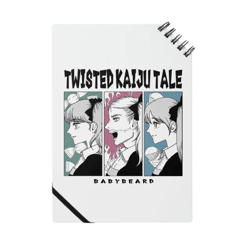 BABYBEARD "Twisted Kaiju Tale" Notebook