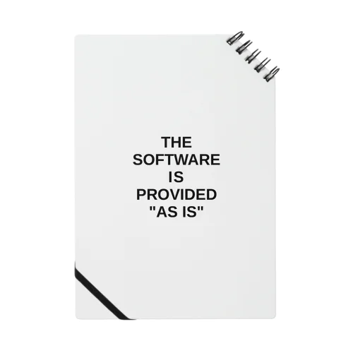 THE SOFTWARE IS PROVIDED "AS IS" ノート