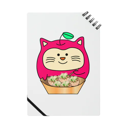 ねこリンたこ焼きカキカキ Notebook