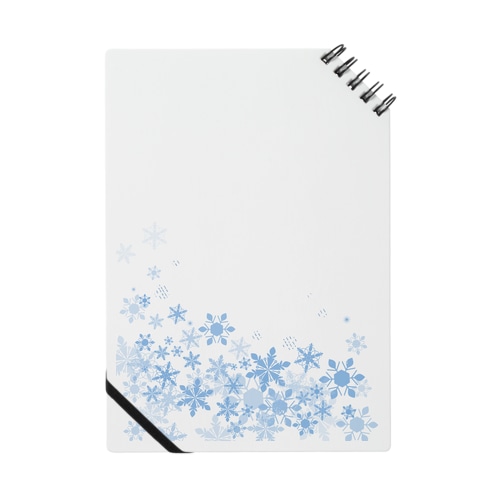 ふわふわ雪の結晶 Notebook