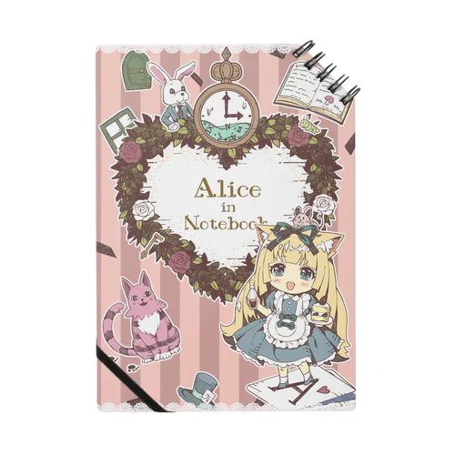 Alice in Notebook　ピンク Notebook