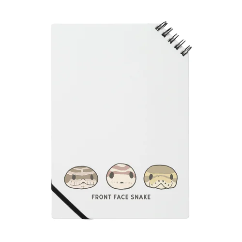 Front face snake Notebook