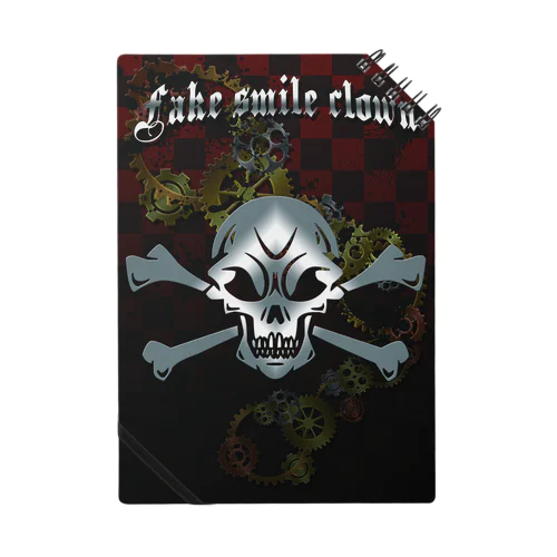 Fake smile clown Notebook