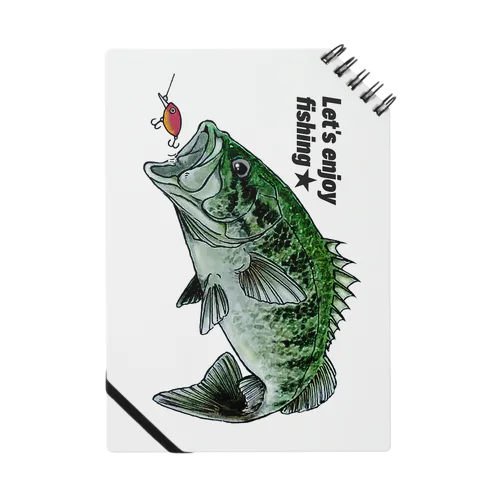 enjoy fishing-bass- Notebook