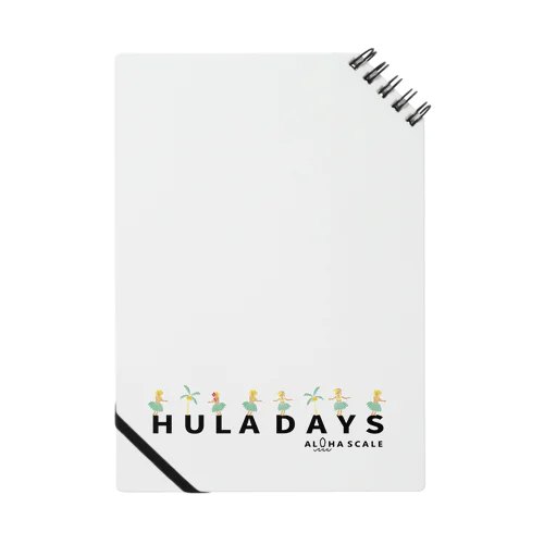 HULADAYS（BLACKlogo) Notebook
