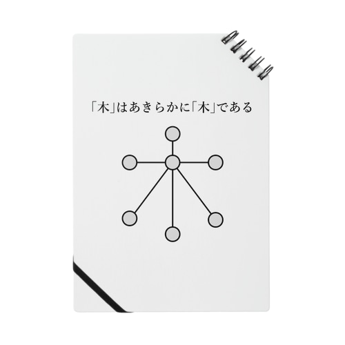 「木」はあきらかに「木」である Notebook