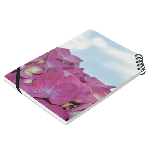 Hydrangea in the sky Notebook