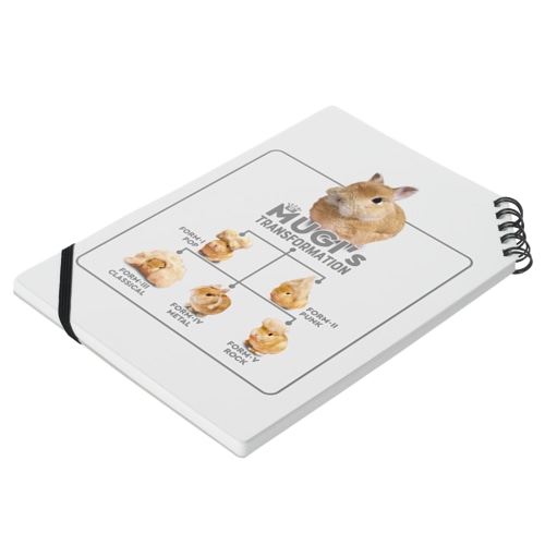 むぎちゃんトランスフォーメーション-うさぎのうみのうさ友シリーズ Notebook