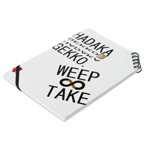 WEEP＆TAKEビッグロゴ Notebook