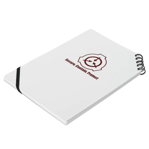 SCP財団ロゴマーク(えんじ) Notebook