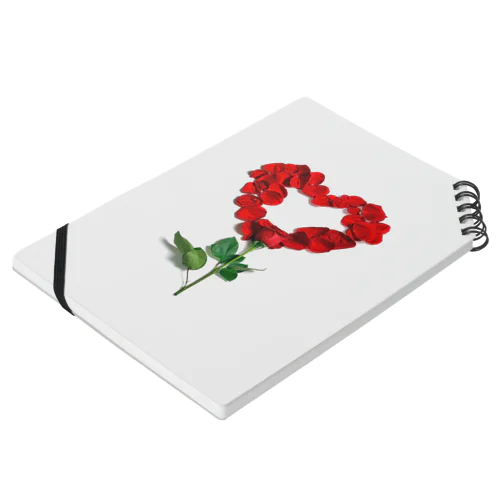 Heart of rose Notebook