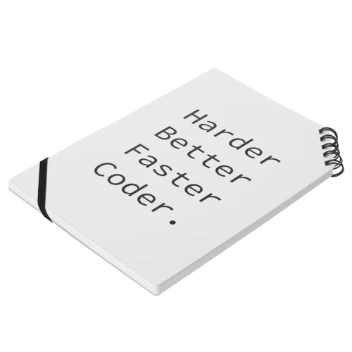 Harder Better Faster Coder. (Source Code Pro ver.) Notebook