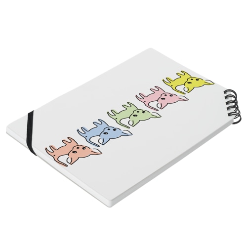 ゆるチワワ（カラフル） Notebook