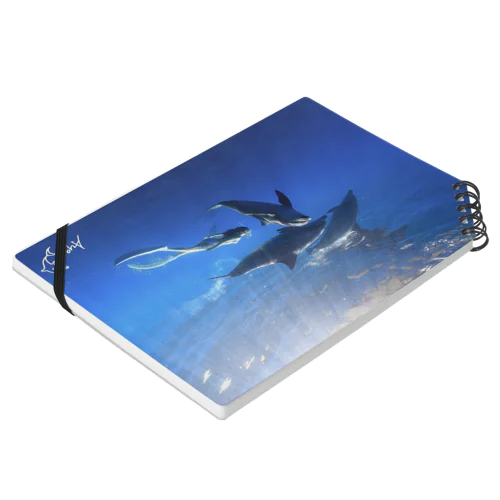 Ayano & Dolphin クリアな商品 Notebook