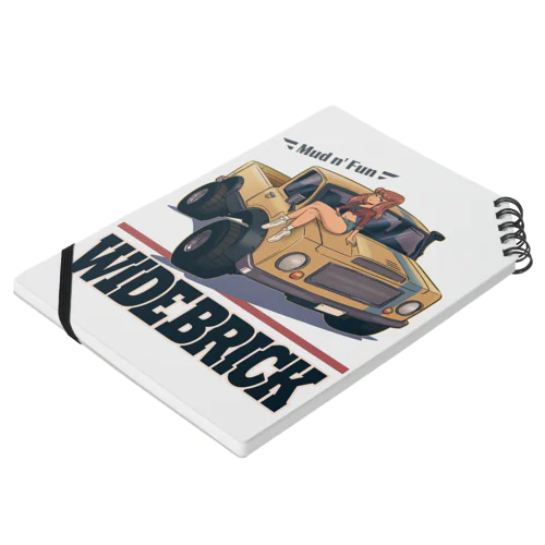 "WIDE BRICK" Notebook