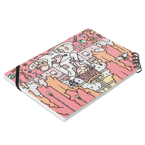 白昼夢 (pink) Notebook