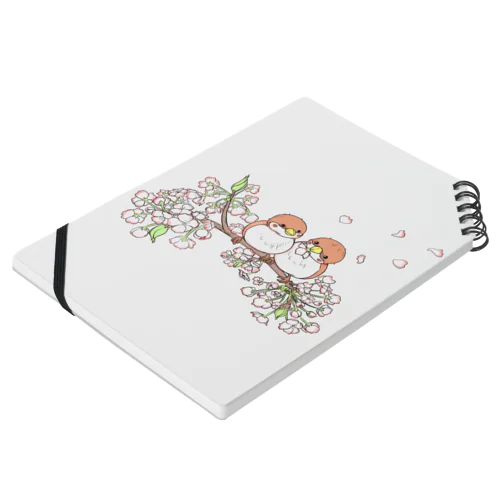 らくがきシリーズ★桜とスズメ Notebook
