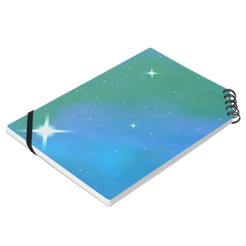 星空(エメラルドグリーン) Notebook